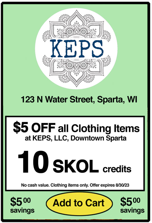 $5 OFF at KEPS