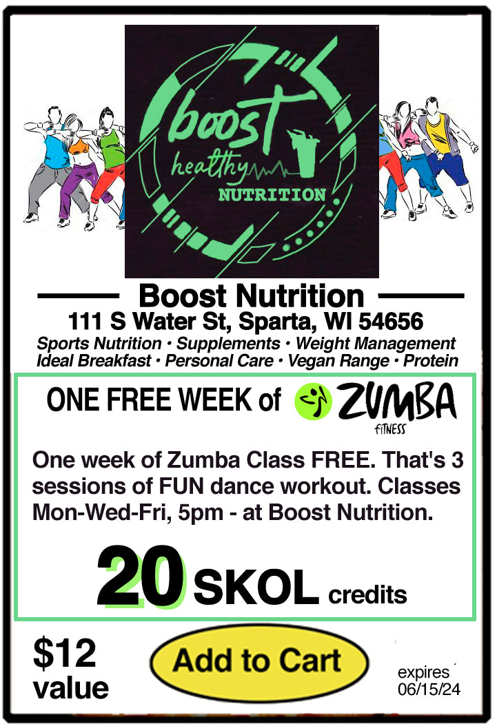 Free ZUMBA Class for a week!  TTW